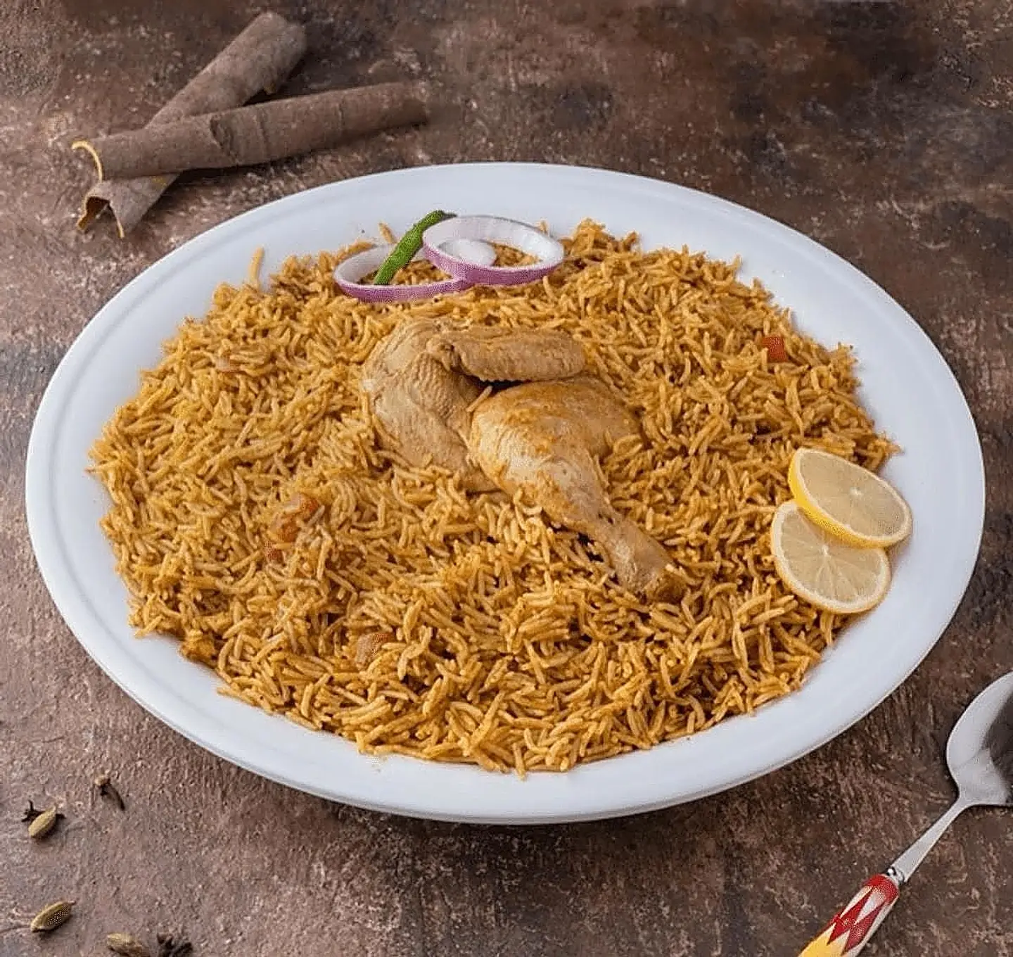 دجاج مضغوط - نصف