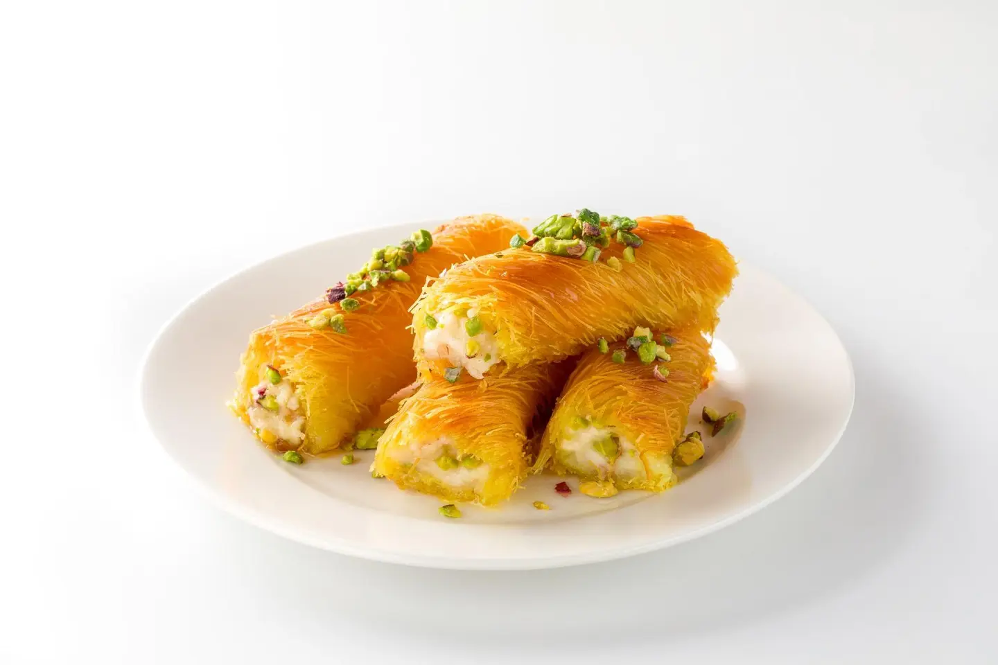 Rolled Kunafah With Cream - 6 Pieces