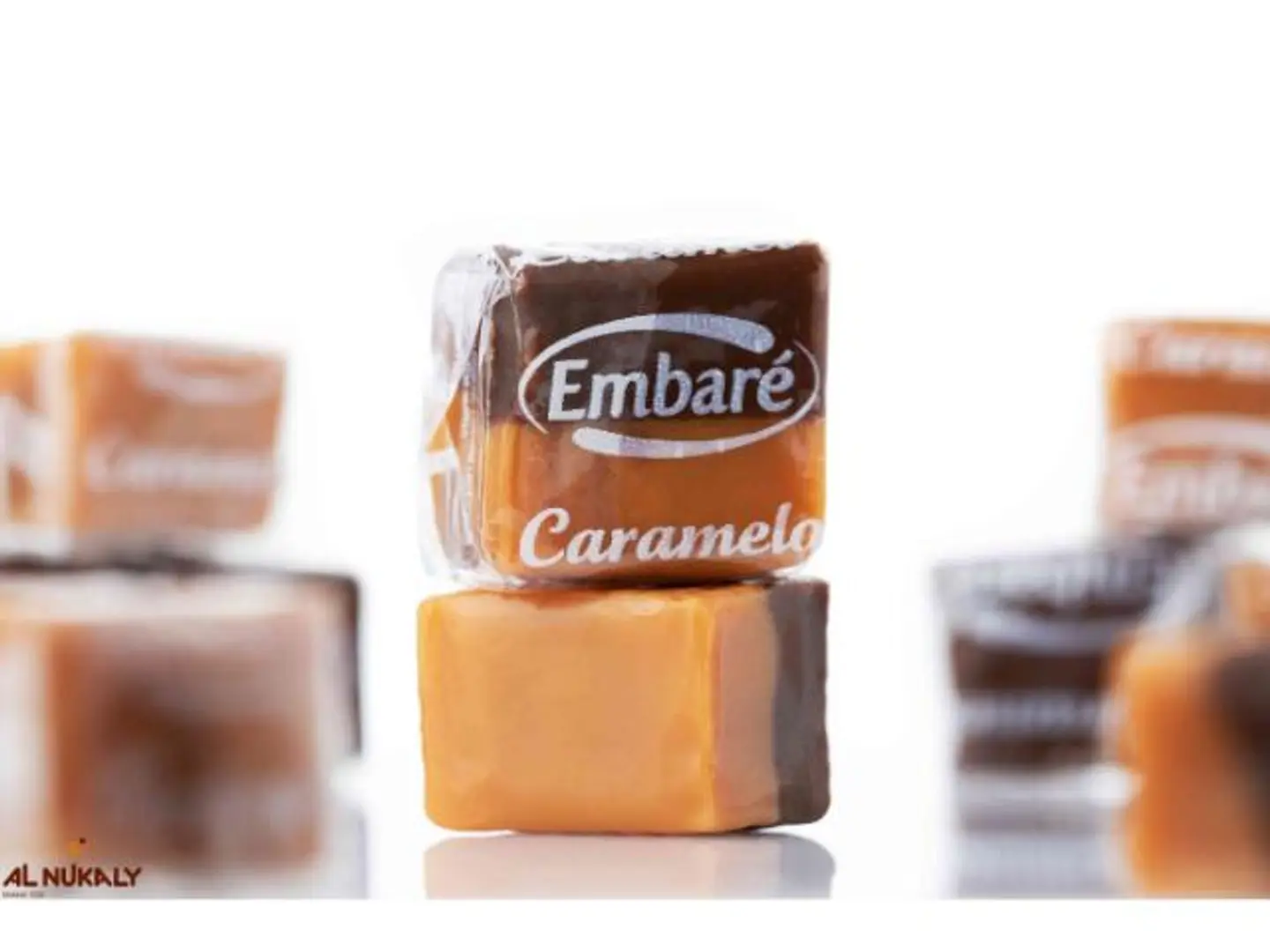 Chocolate And Caramel Cubes Candy - 250 Grams