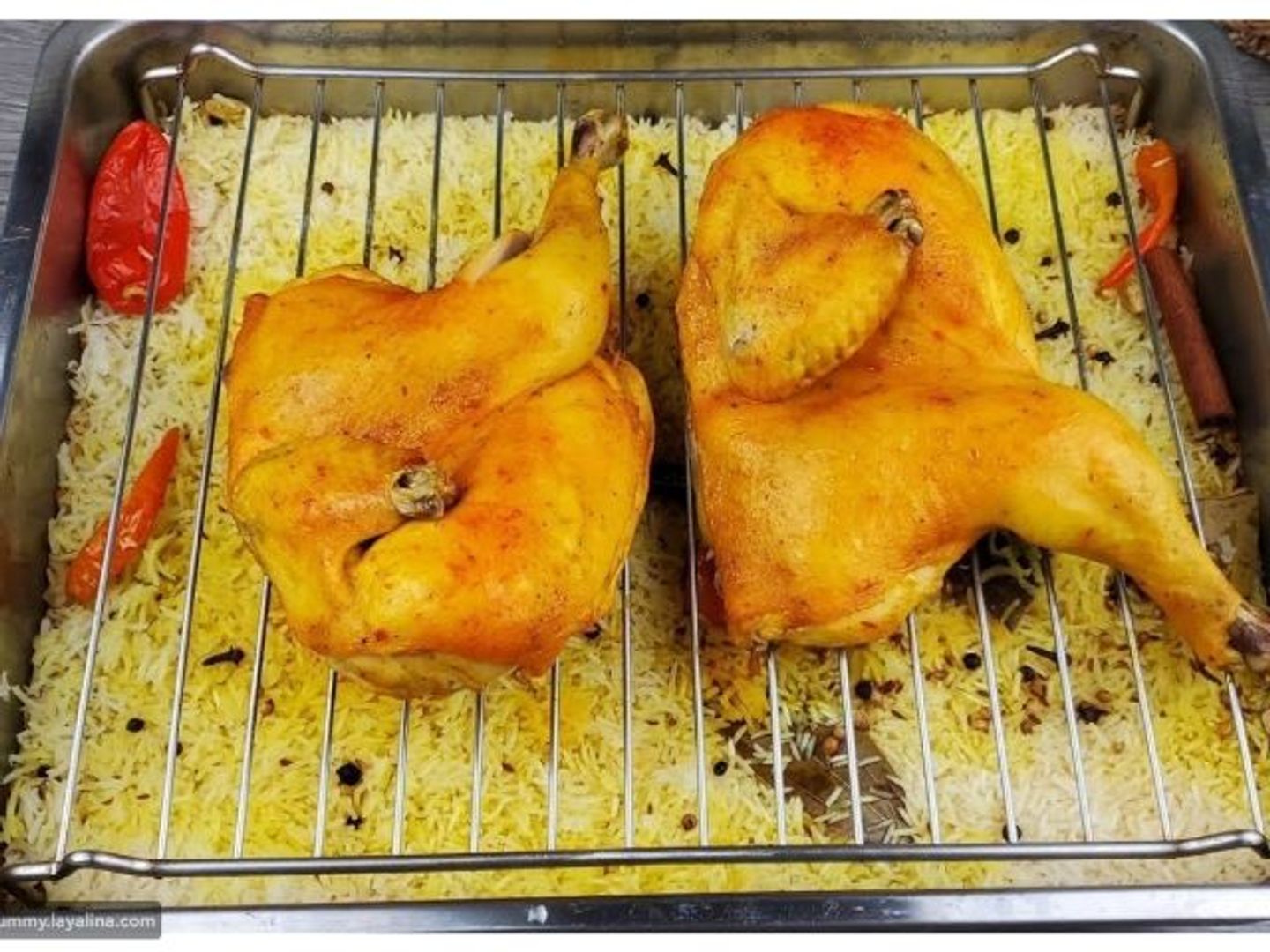 Plain Mandi Chicken - Half A Chicken