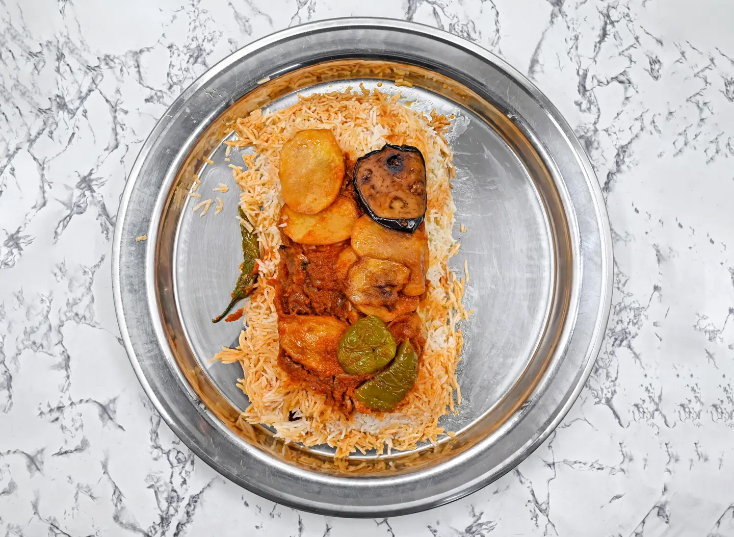 Chicken Maqluba - Half A Chicken