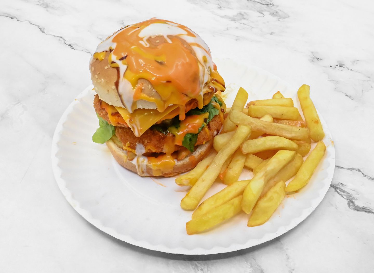 Chicken Burger Meal - Sandwich