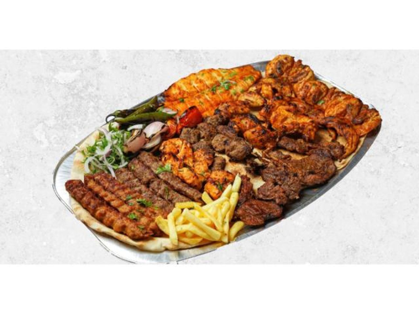 صحن مشاوي مشكل - وسط