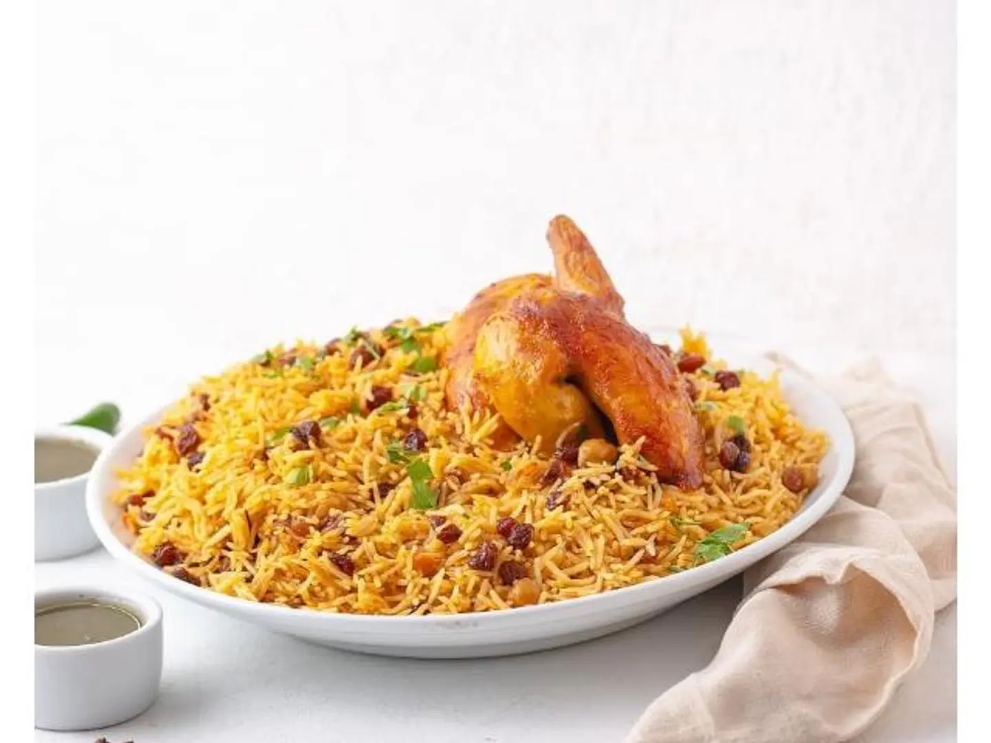 Half Grilled Chicken - Shabi Rice