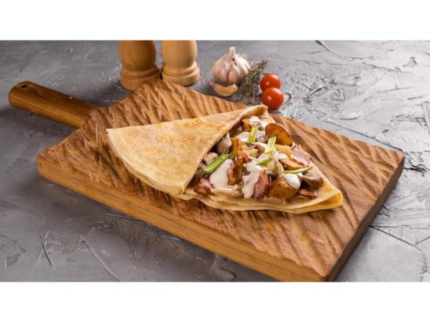 Sausage Crepe - Triangle