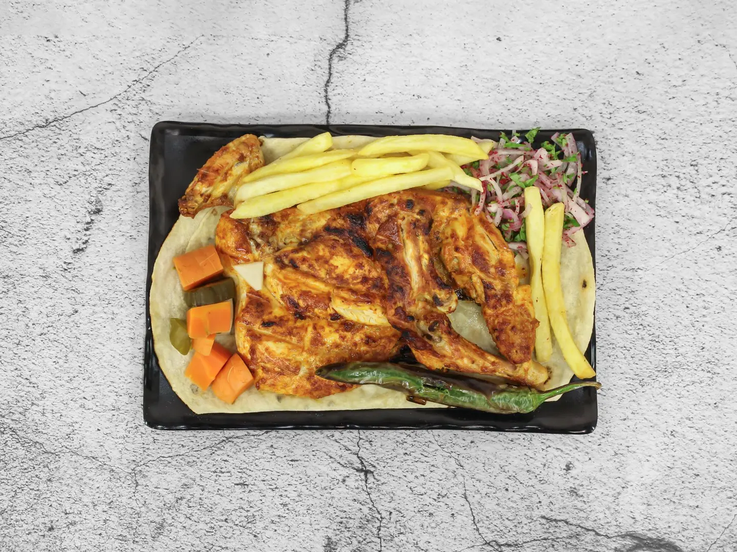 Charcoal Grilled Chicken - Half