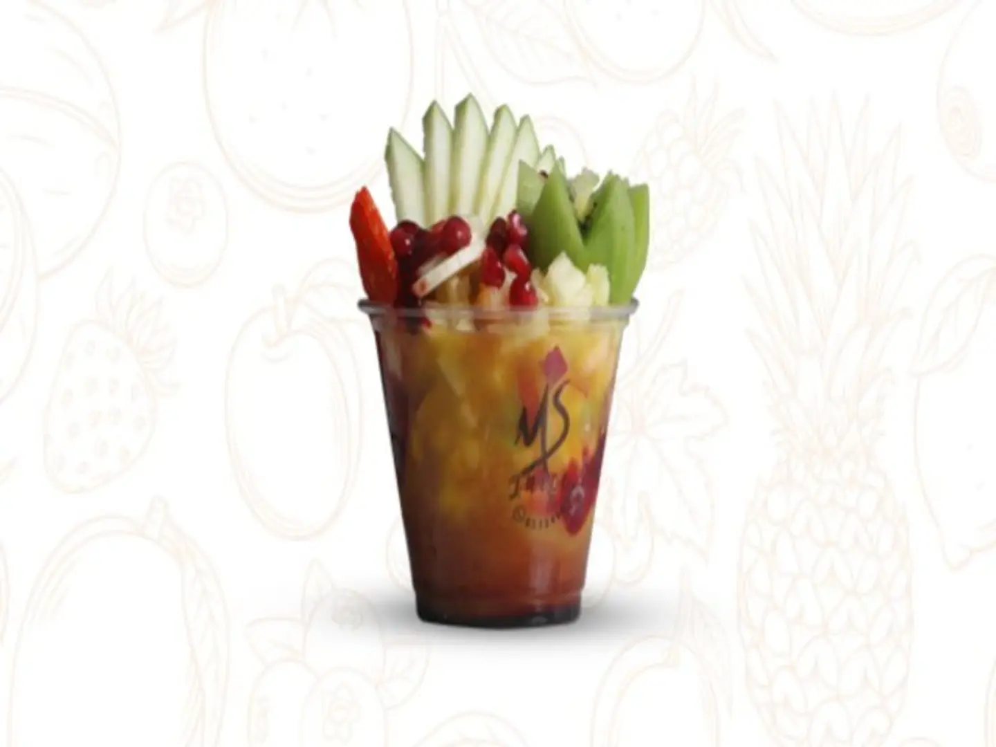 سلطة فواكة - كوب كبير