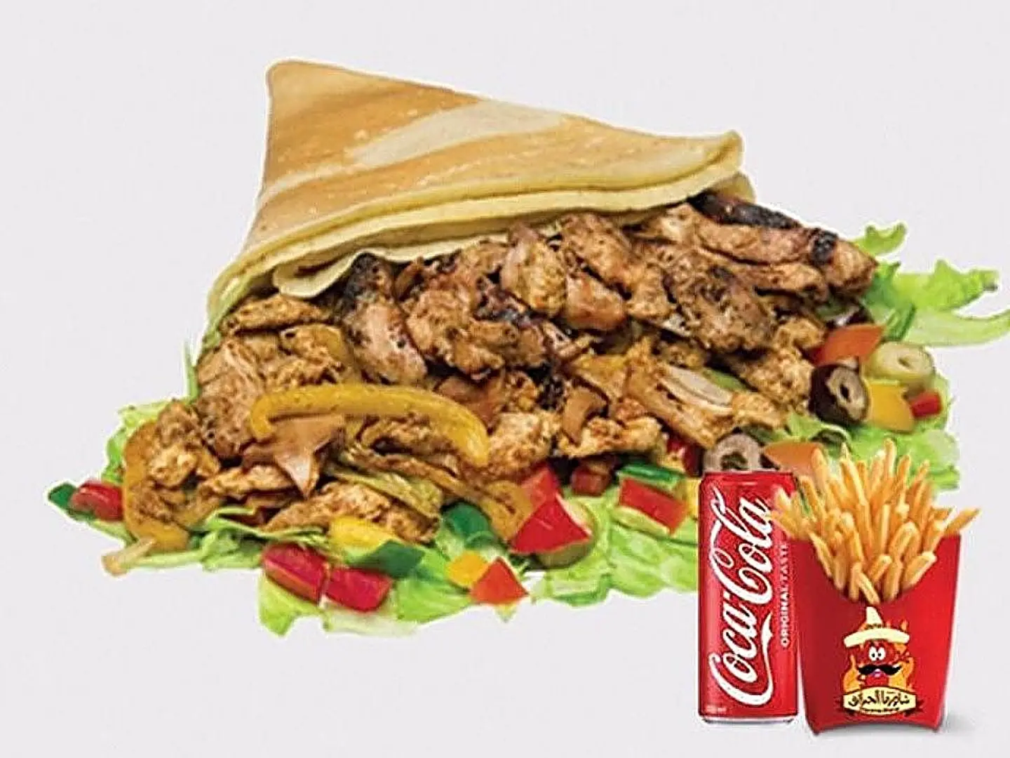 كريب الفاهيتا - كريب الفاهيتا-بدون وجبة