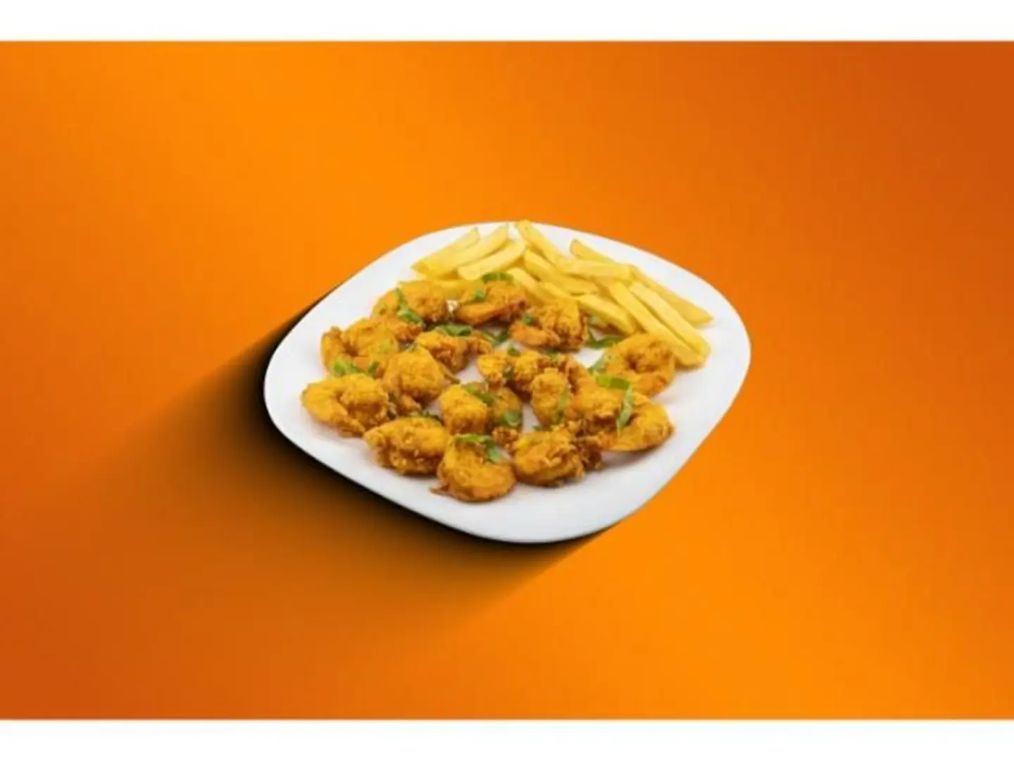 Jumbo Fried Shrimp Plate - Big