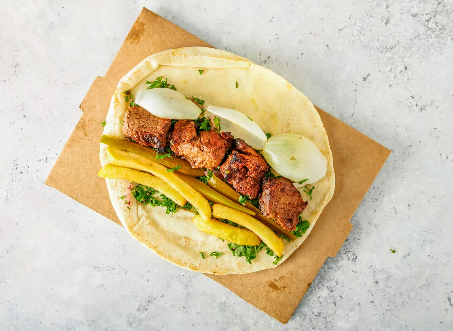 Meat Awsal Sandwich - Small