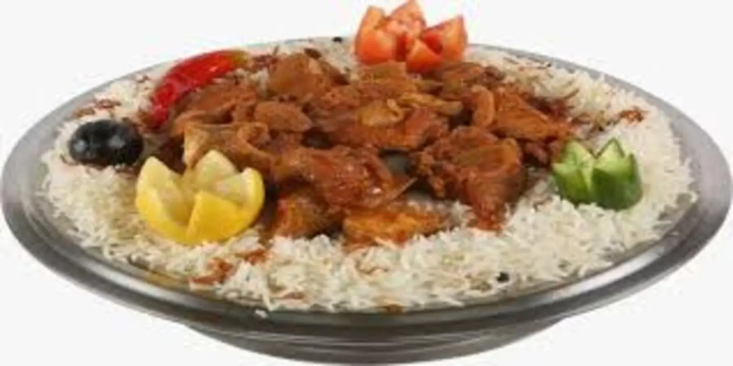 Meat Kabsa - Half A Plate