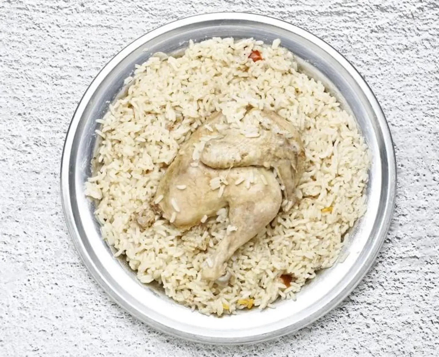 كبسة دجاج ابيض - نص حبة دجاج