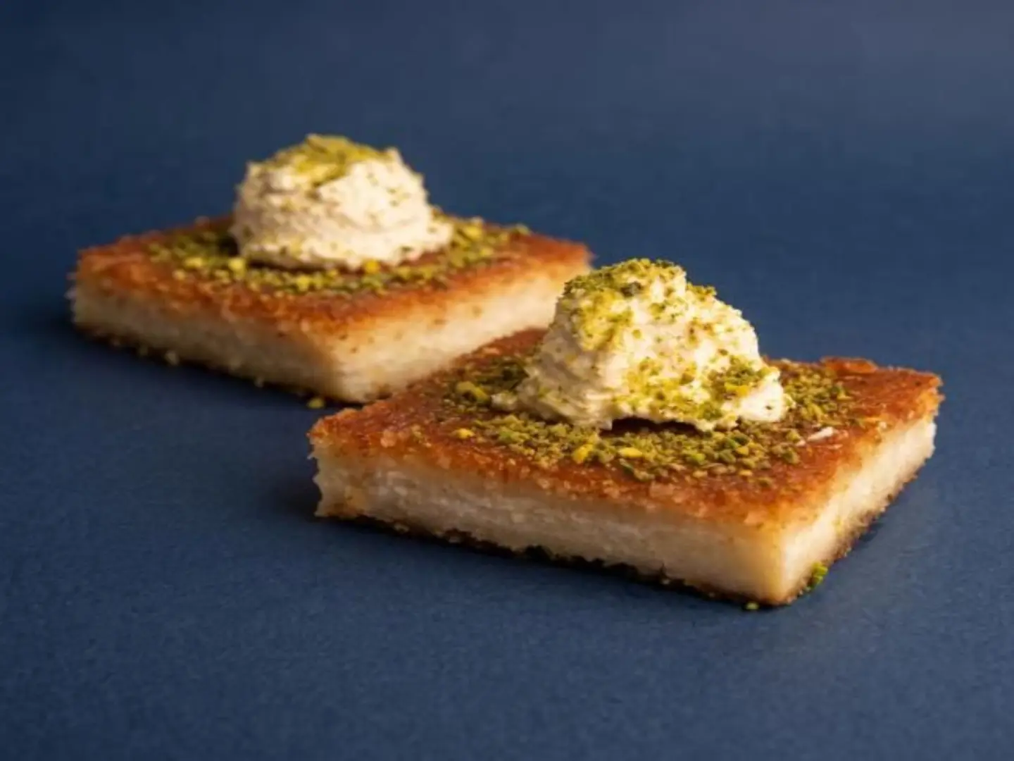 Soft Kanafeh With Cream - Quarter