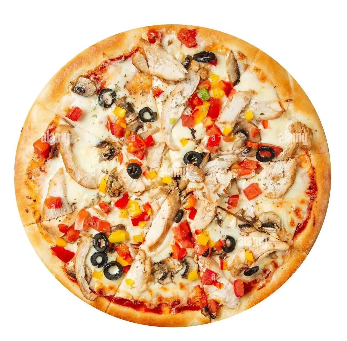 Chicken Burger Pizza - Small
