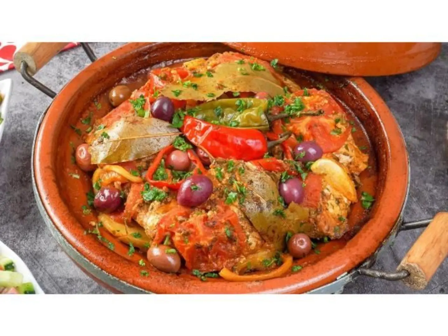 طاجن مغربي - سمك فيلية