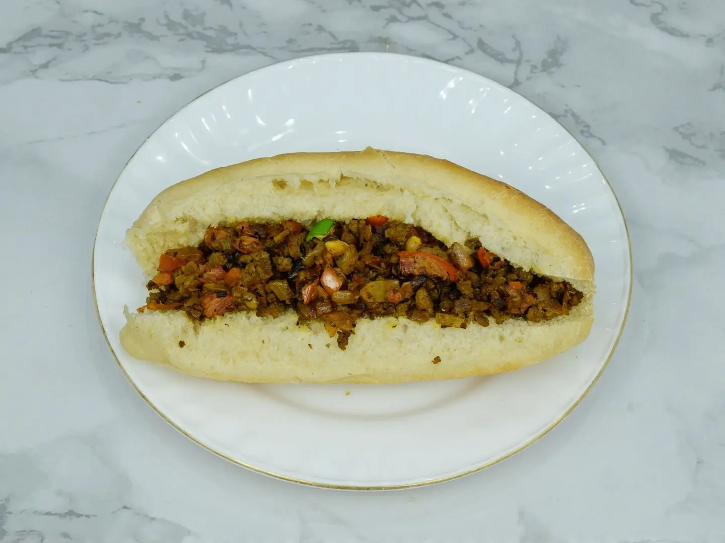 Meat Mgalgal Samoli Sandwich - Regular Oil