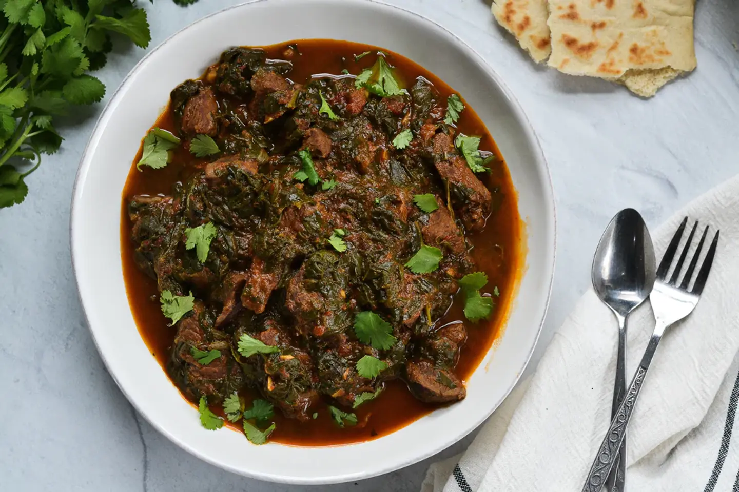 Mutton Palak - Half