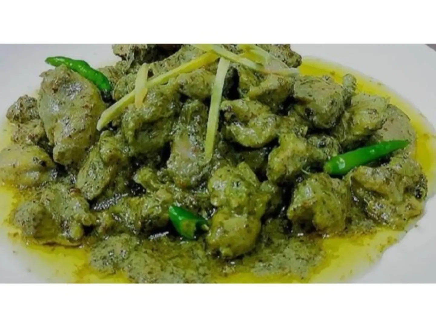 Chicken Hara Masala - Half