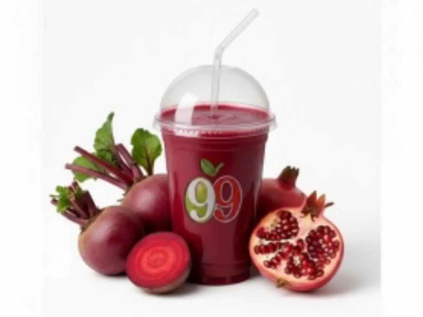 شمندر مع رمان - كوب وسط