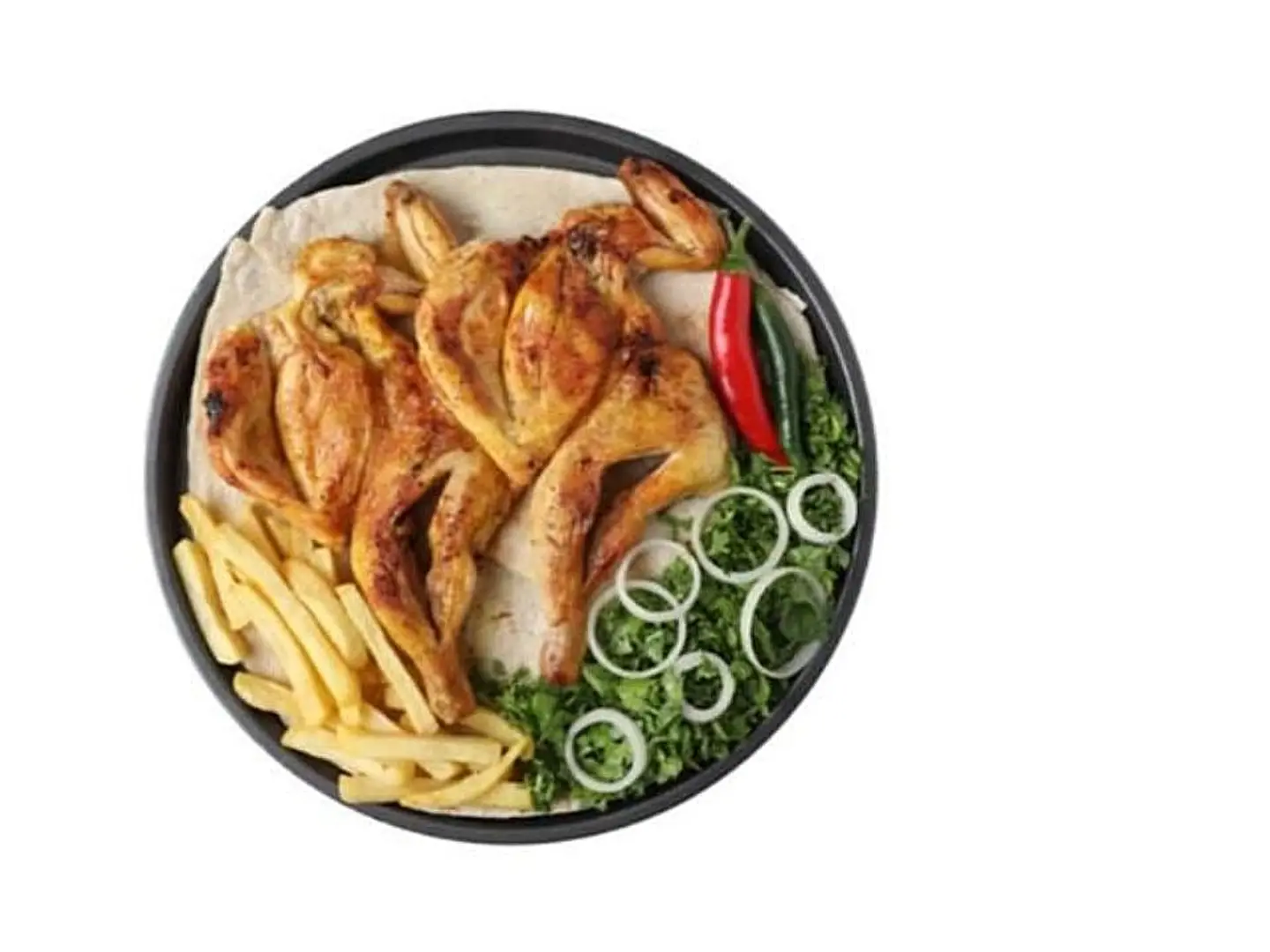 دجاج مظبي بدون رز - نص حبة دجاج