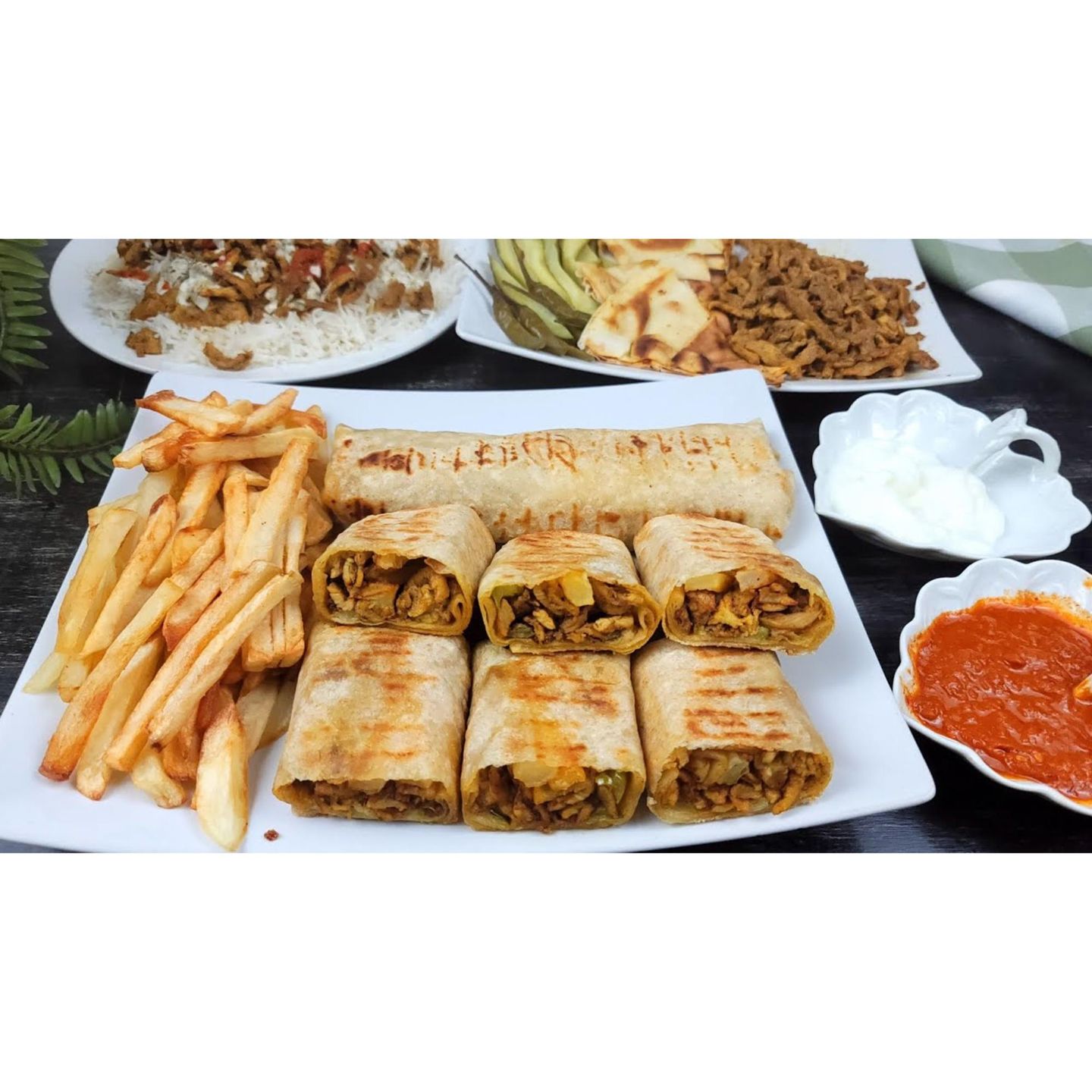شاورما عربي - بدون جبن