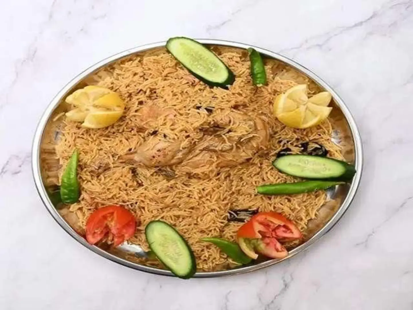 دجاج مضغوط بالخضار - نص حبة دجاج