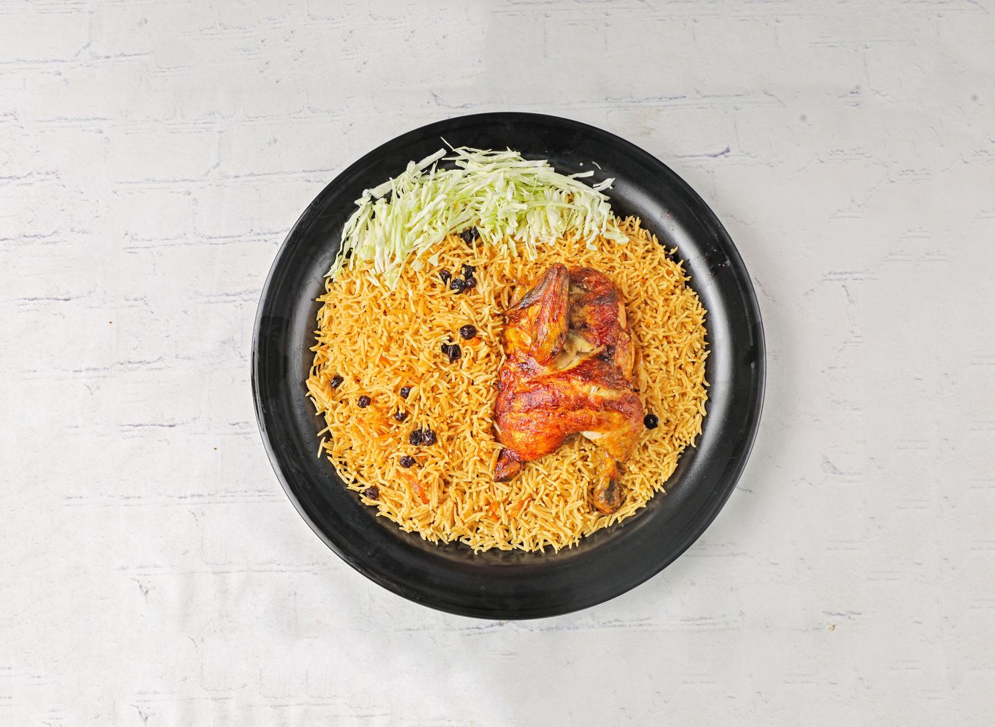 Grilled Chicken With Rice - Quarter Of A Chicken