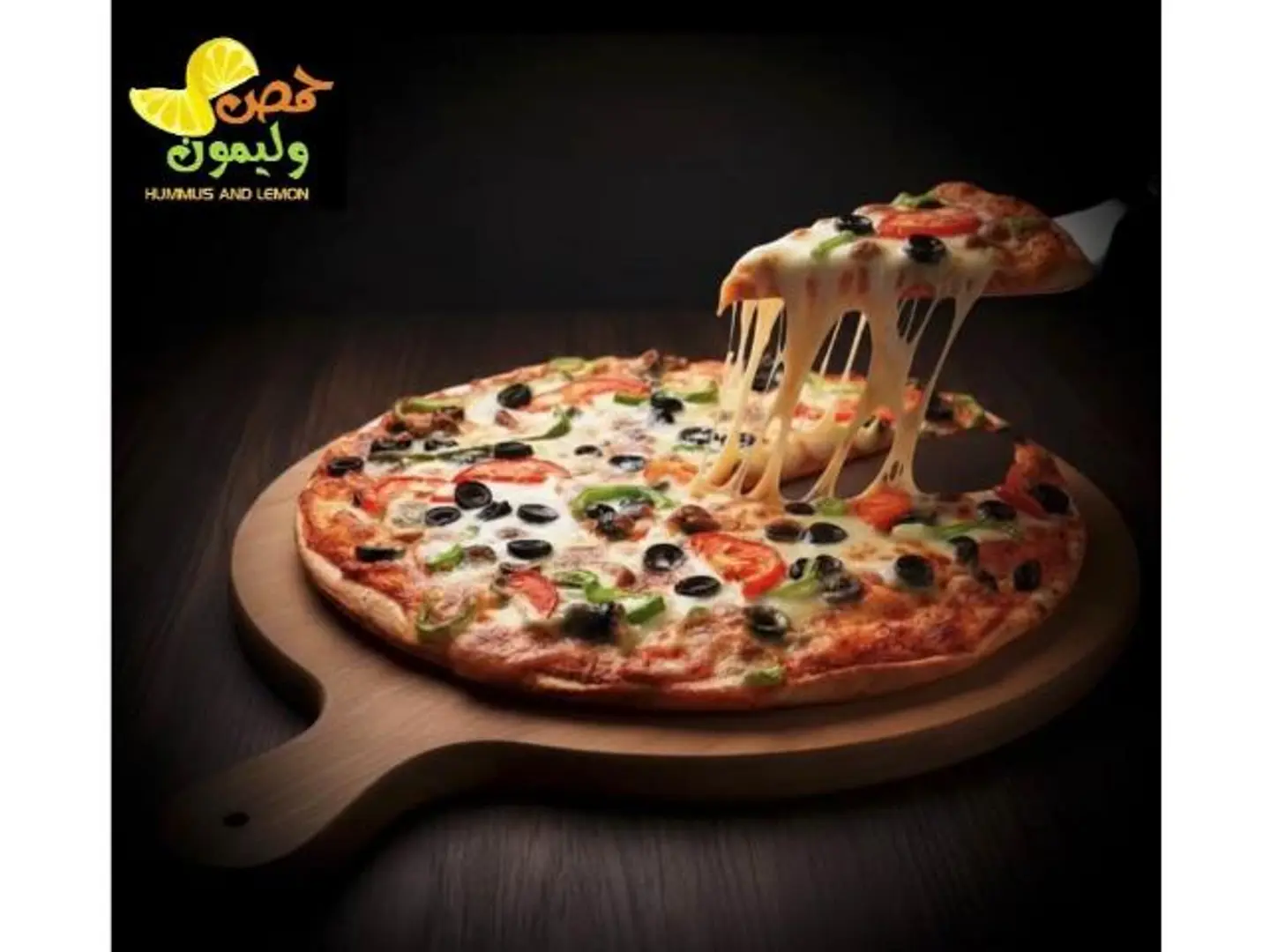 بيتزا خضار - صغير