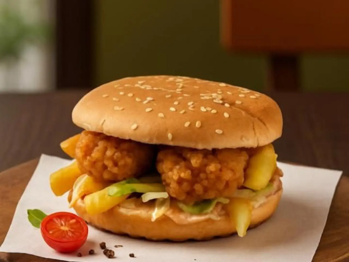 Hamburger Zinger - Khubz Eadi