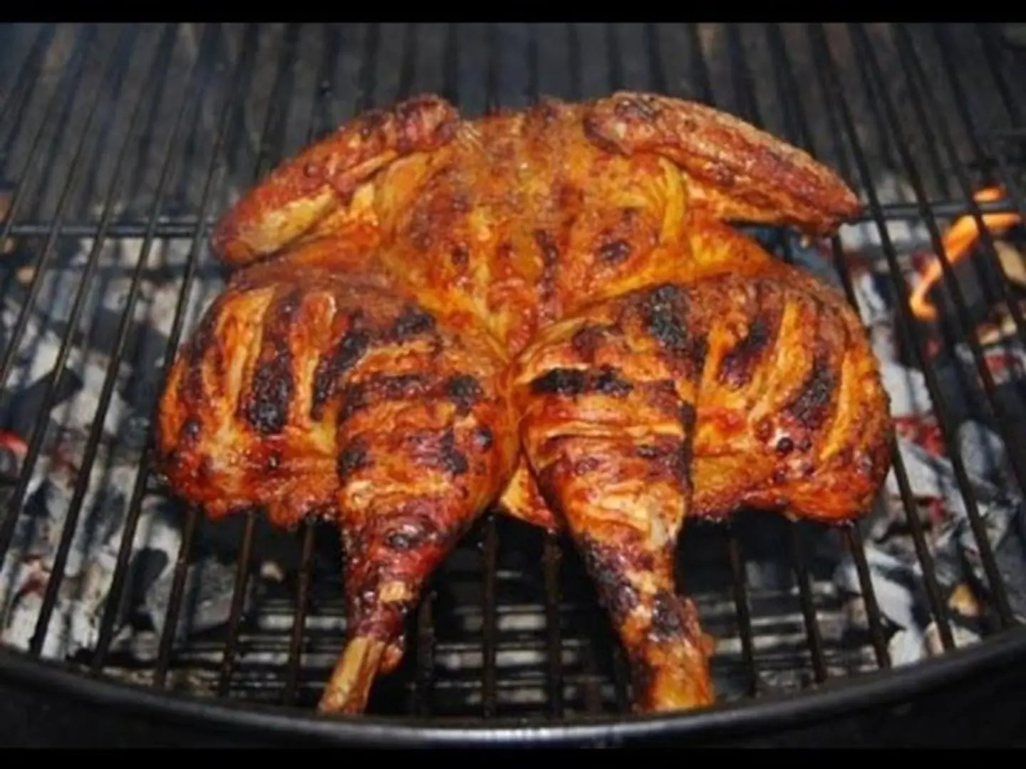 Chicken On Charcoal Without Rice - Half A Chicken