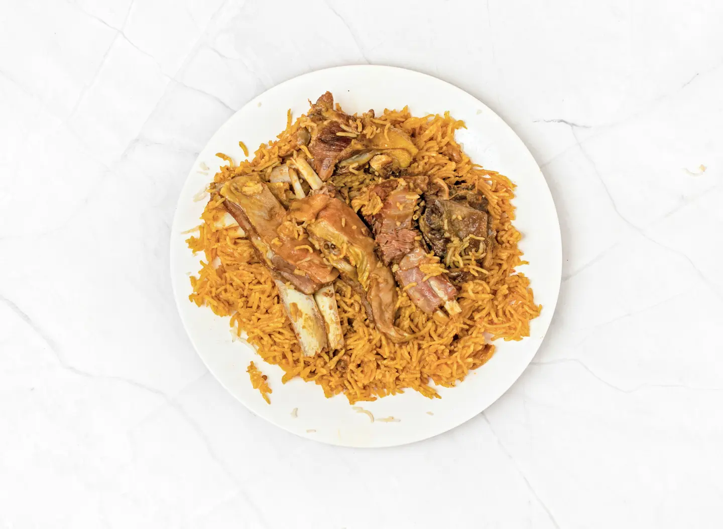 نفر لحم مضغوط - نفر لحم مضغوط مع رز مزة ابيض