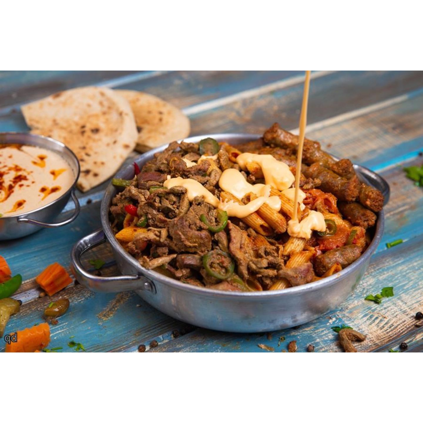 صحن كبدة بالجبن - صغير