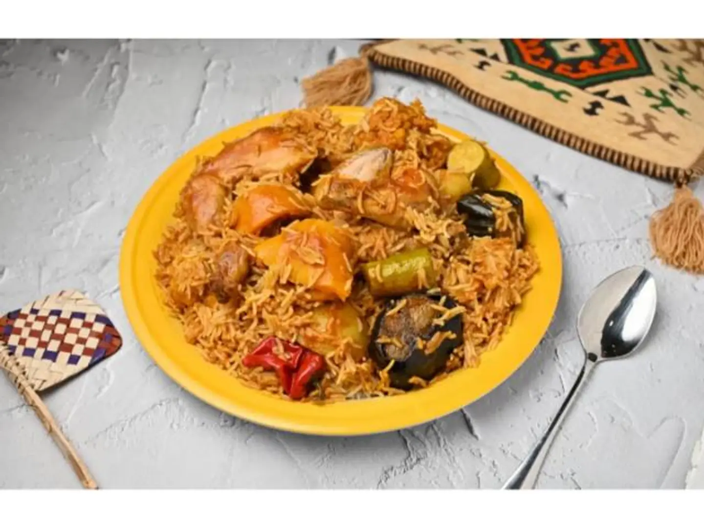 Chicken Maqluba - Quarter Of A Chicken