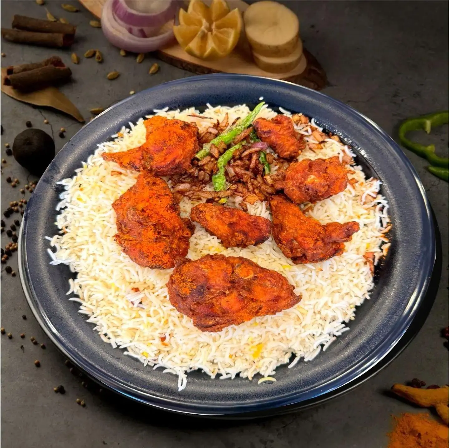 دجاج مقلي - نصف دجاجة