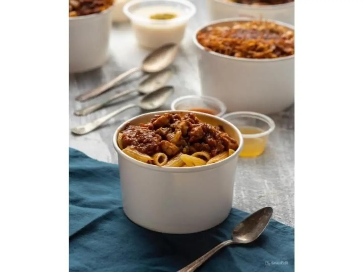 صحن كشري بالكبده - صغير