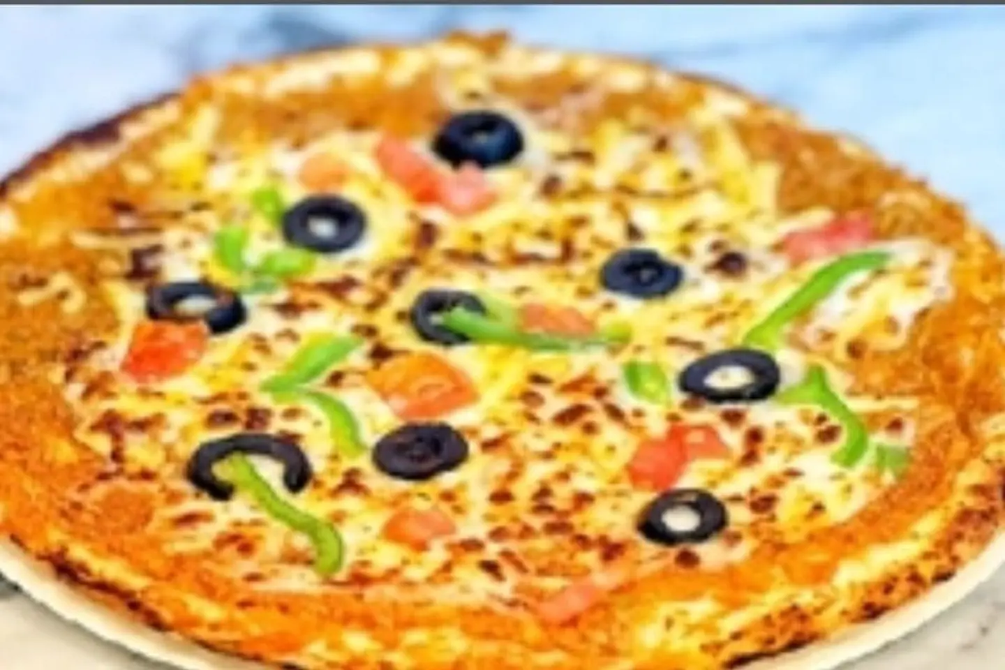 بيتزا دجاج - بيتزا دجاج وسط