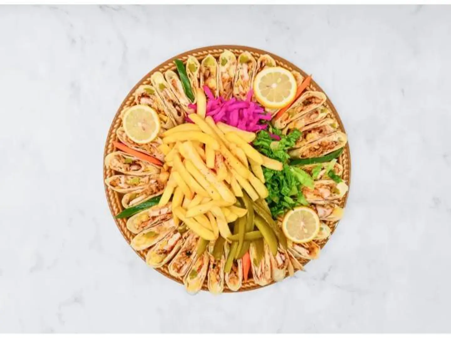 شاميات شاورما دجاج - صغير