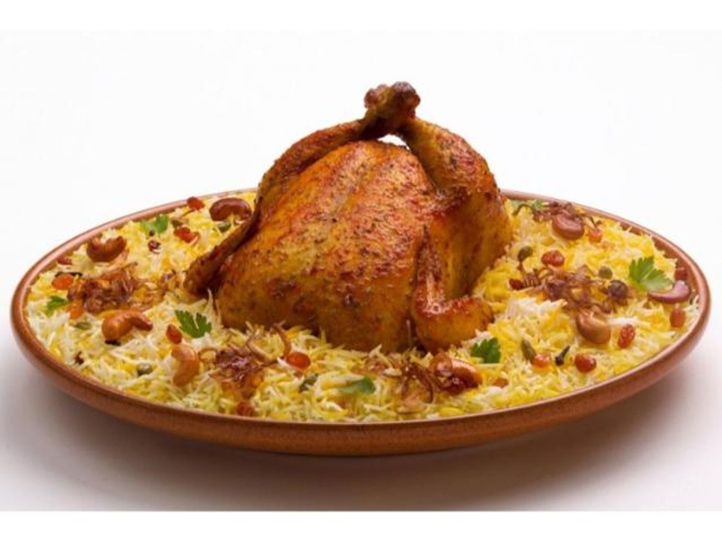 Roasted Chicken With Rice - Quarter Of A Chicken