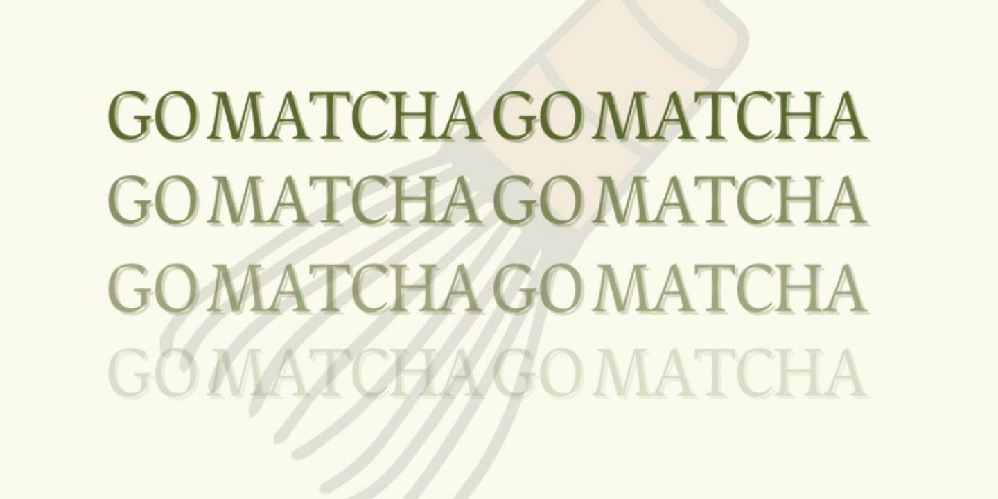 Go matcha cover