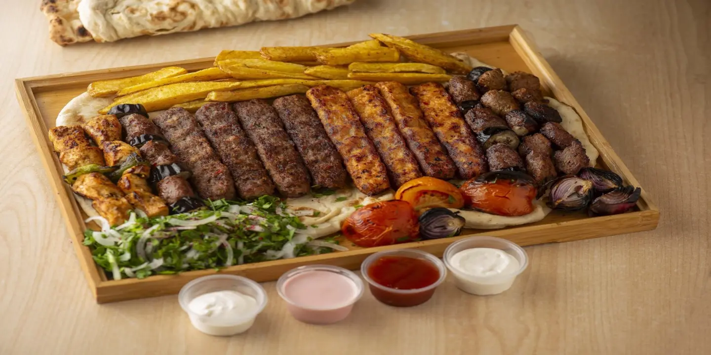 Grills, falafel and Hisham's koshary cover