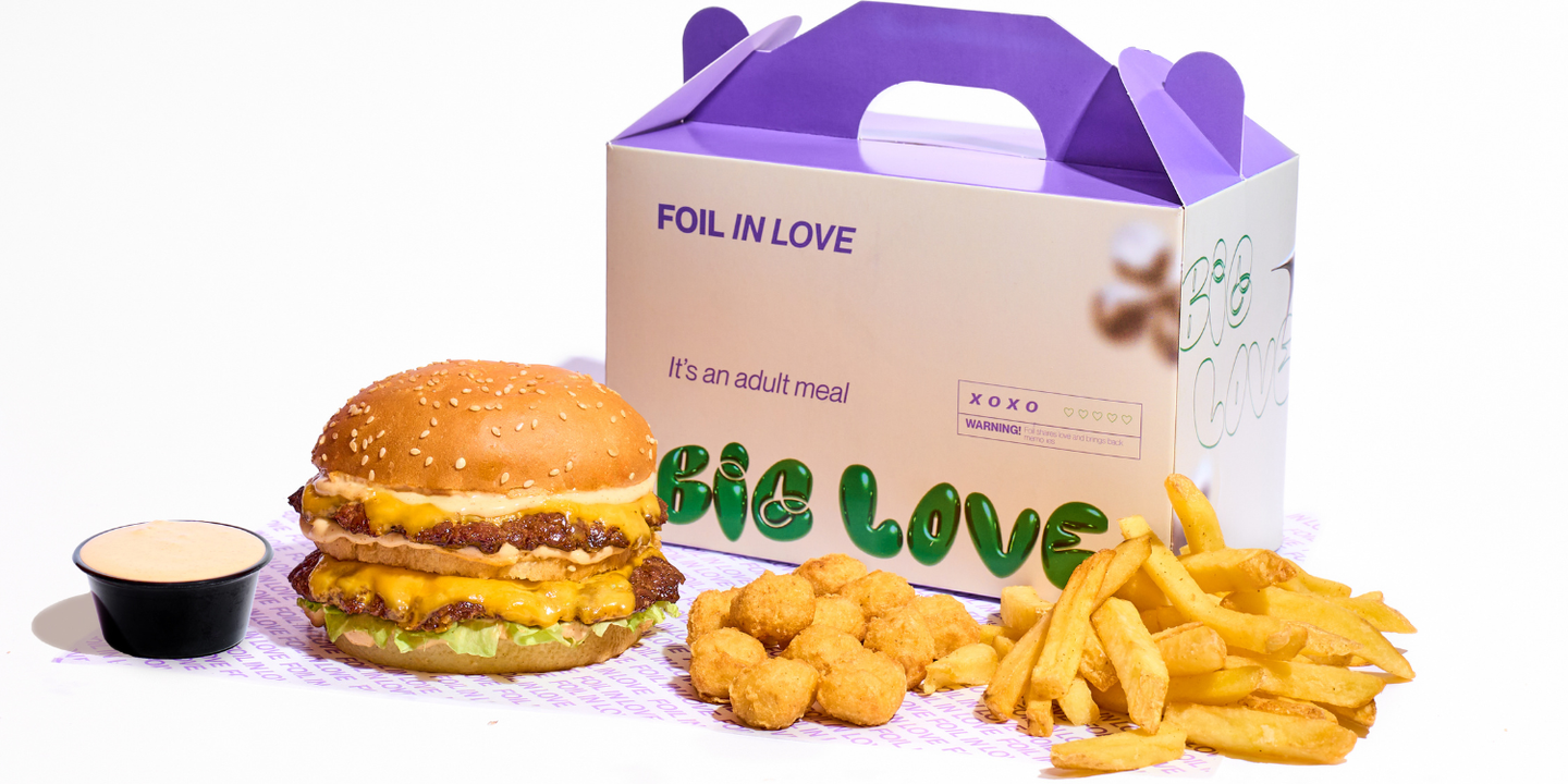 Foil Burger In Love cover
