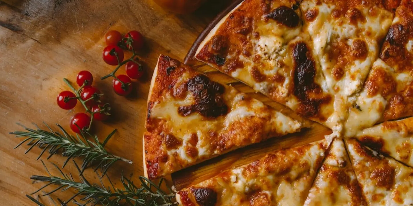 Pizza and Falafel Finzone cover