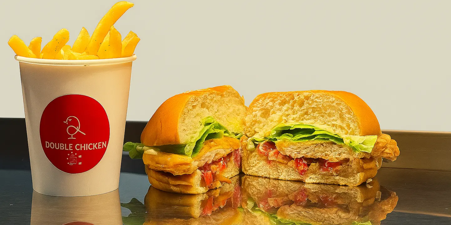 دبل تشكن cover