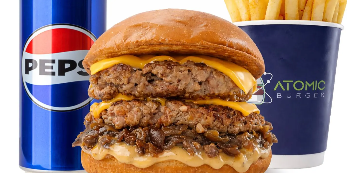 ATOMIC BURGER cover