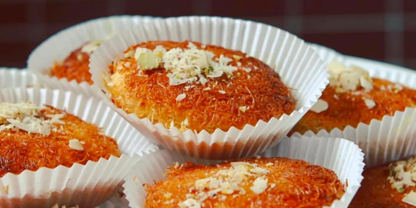 Kunafa and sweet cover