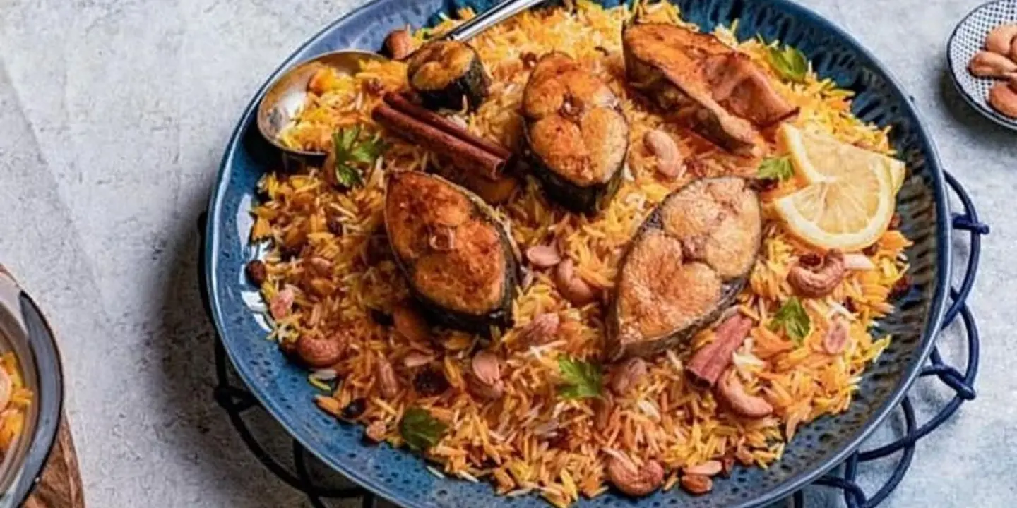 سمك و برياني cover