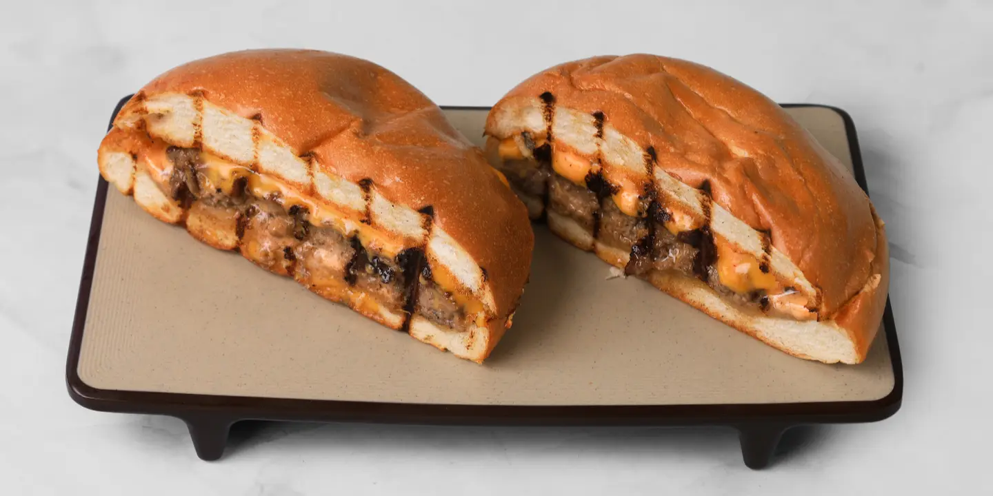 Cora brisket burger cover