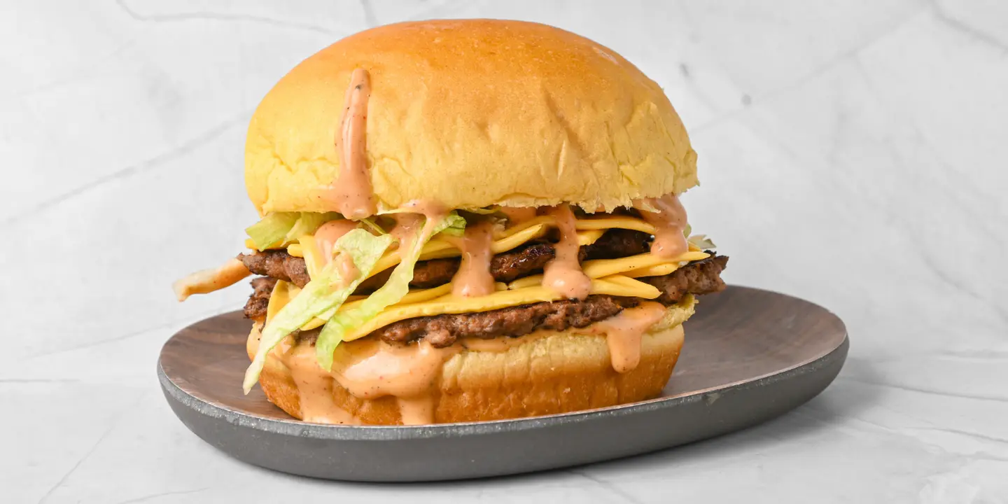 V burger cover