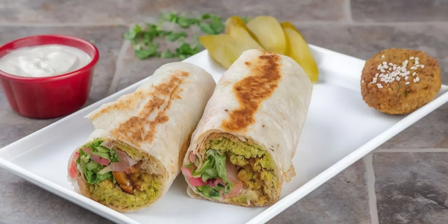 Shawarma and falafel cover