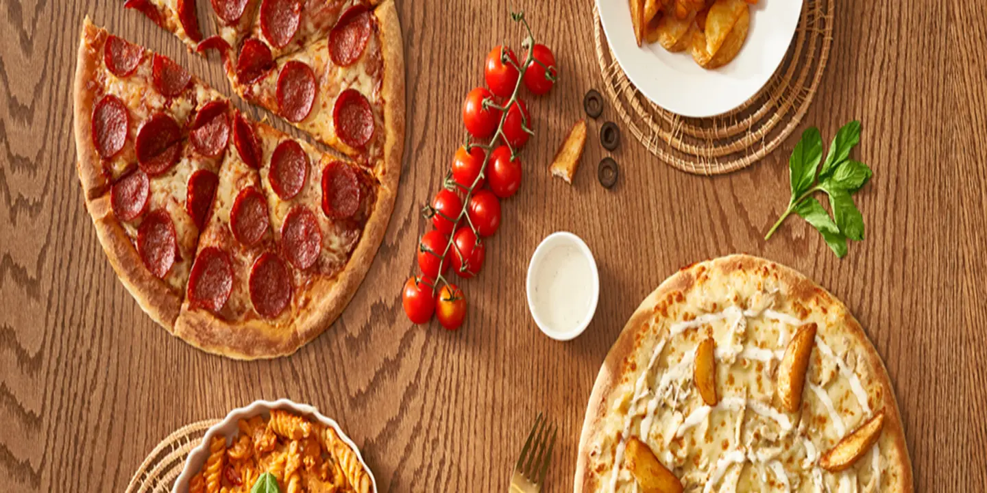 Cali pizza pasta cover